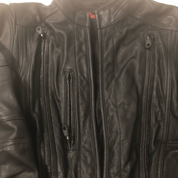 Men’s Black Harley jacket - Picture 3 of 7